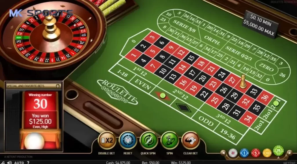 Quy tắc trong luật chơi Roulette tại MK Sport là gì?